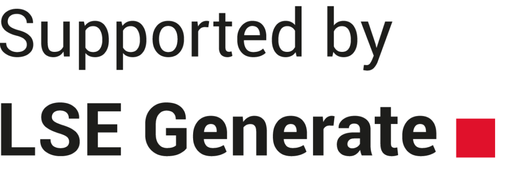 startup podcast journey LSE Generate logo
